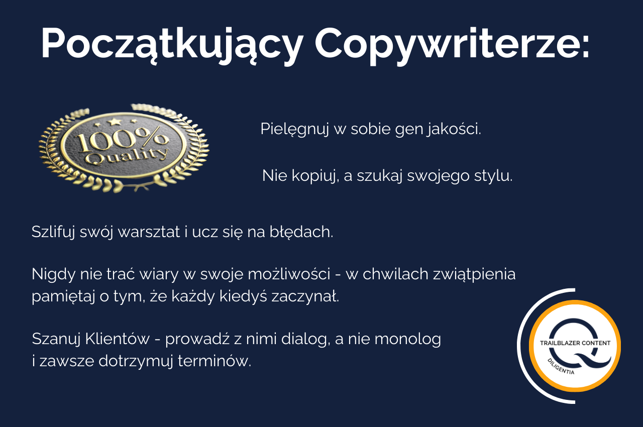 Jak zaczac jako copywriter